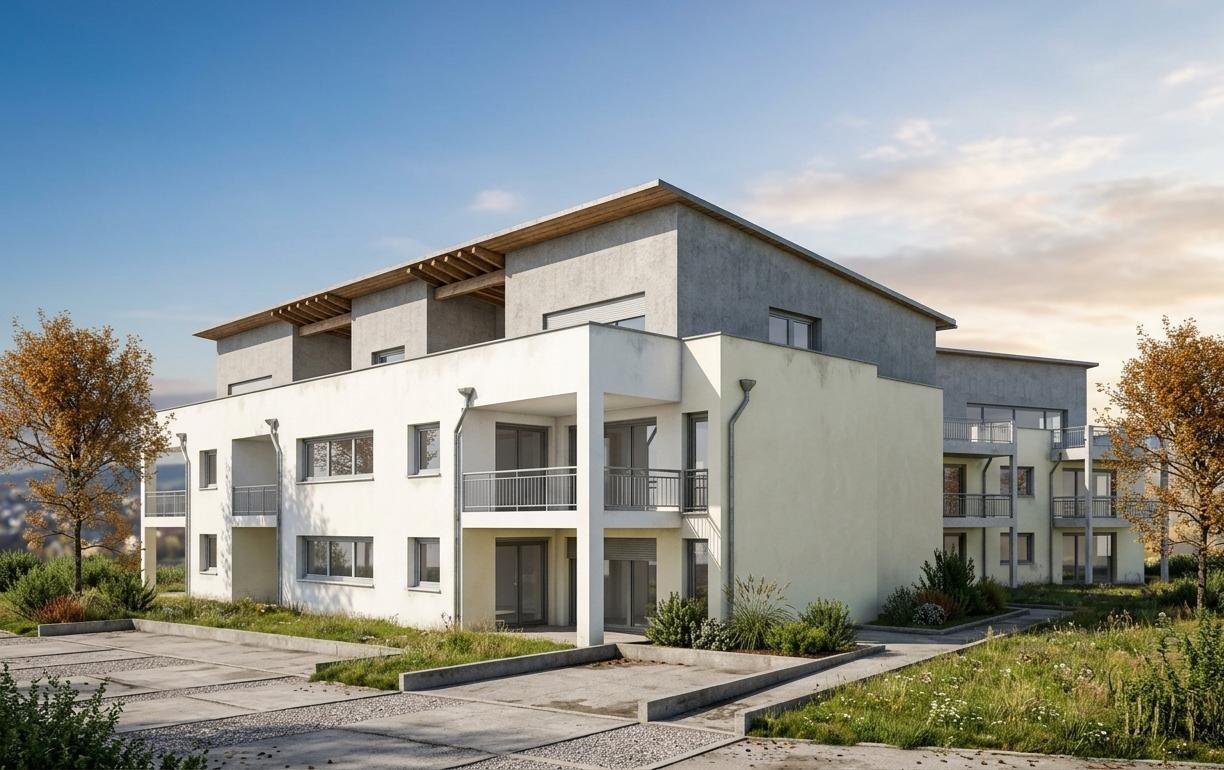 Neubau von 2 Mehrfamilienhäusern, Küssaberg-Rheinheim – Bild 3