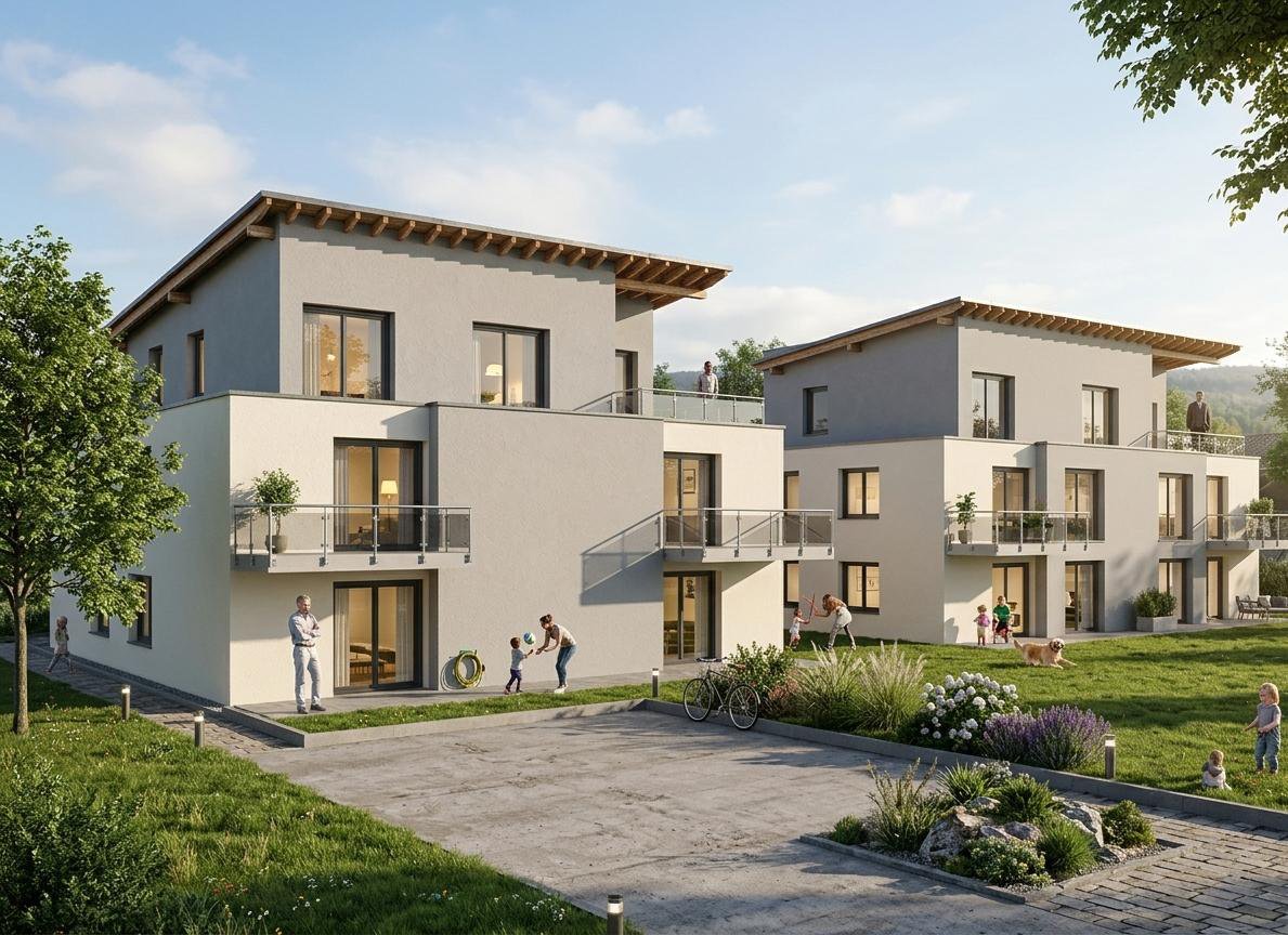 Neubau von 3 Mehrfamilienhäusern, Leimen – Bild 1