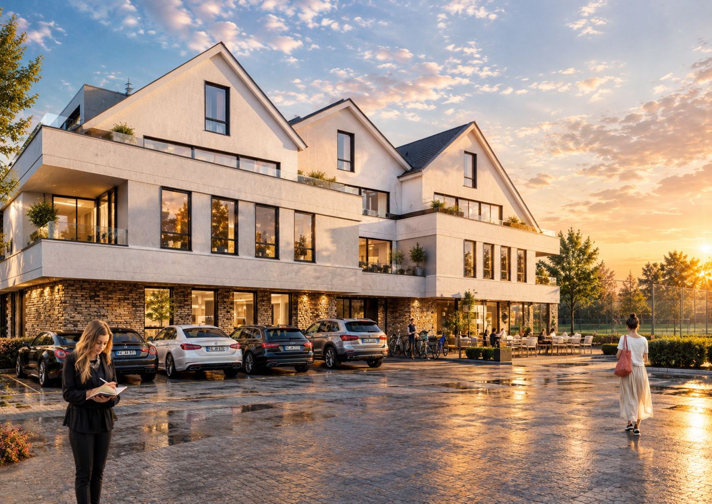 Neubau eines Mehrfamilienhauses mit 10 WE, Café und Tiefgarage, Pfaffenweiler – Bild 1