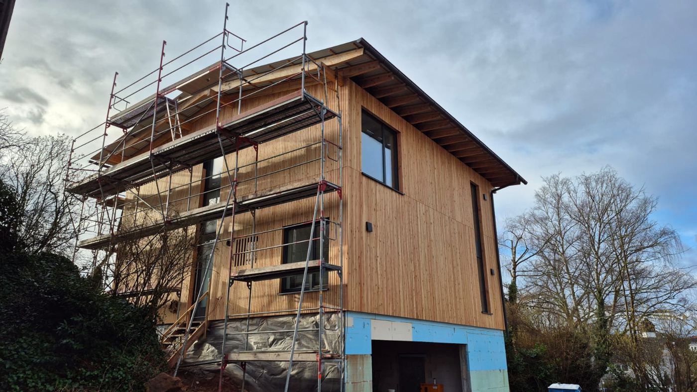 Neubau eines Einfamilienhauses in Holzbauweise, Kaiserslautern-Rodenbach – Bild 1