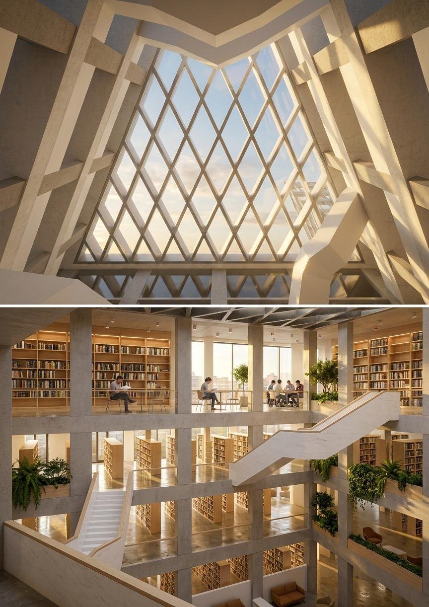 Diplomprojekt Neue Bibliothek, St. Gallen (Schweiz) – Bild 3