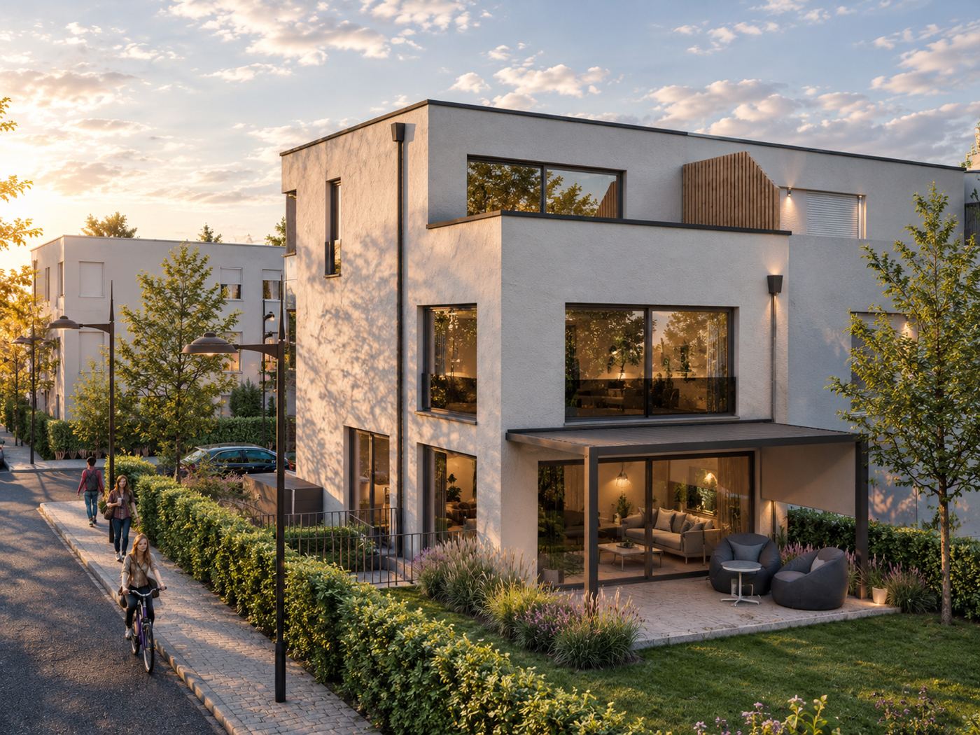 Neubau eines Einfamilienhauses (Reihenendhaus), Viernheim – Bild 1