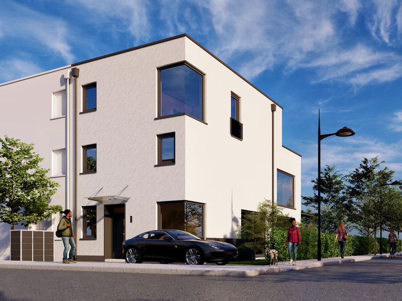 Neubau eines Einfamilienhauses (Reihenendhaus), Viernheim – Bild 4